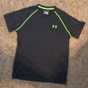 Grey and Green UA Shirt